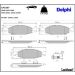 Delphi Bremsbelagsatz, Scheibenbremse LP1557
