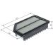 BOSCH F 026 400 350 Luftfilter BOSCH F 026 400 350 Luftfilter