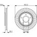 BOSCH Bremsscheibe 0 986 479 046