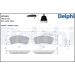 Delphi Bremsbelagsatz, Scheibenbremse LP3153 Delphi Bremsbelagsatz, Scheibenbremse LP3153