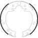 Hella Bremsbackensatz, Feststellbremse 8DA 355 050-971 Hella Bremsbackensatz, Feststellbremse 8DA 355 050-971