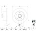 BOSCH Bremsscheibe 0 986 479 B48