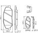 BOSCH Bremsbelagsatz, Scheibenbremse 0 986 494 631