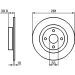 BOSCH Bremsscheibe 0 986 479 128