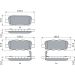BOSCH Bremsbelagsatz, Scheibenbremse 0 986 494 090 BOSCH Bremsbelagsatz, Scheibenbremse 0 986 494 090