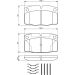 BOSCH Bremsbelagsatz, Scheibenbremse 0 986 469 390 BOSCH Bremsbelagsatz, Scheibenbremse 0 986 469 390