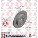 Zimmermann Bremsscheibe Coat Z 610.3705.20 Zimmermann Bremsscheibe Coat Z 610.3705.20
