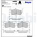 Delphi Bremsbelagsatz, Scheibenbremse LP2303 Delphi Bremsbelagsatz, Scheibenbremse LP2303
