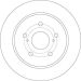 TRW Bremsscheibe DF6173 TRW Bremsscheibe DF6173
