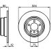 BOSCH Bremsscheibe 0 986 479 167