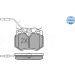 Meyle Bremsbelagsatz, Scheibenbremse MEYLE-ORIGINAL: True to OE 025 210 8017/W Meyle Bremsbelagsatz, Scheibenbremse MEYLE-ORIGINAL: True to OE 025 210 8017/W