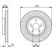 BOSCH Bremsscheibe 0 986 479 619 BOSCH Bremsscheibe 0 986 479 619