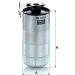Mann-Filter Kraftstofffilter WK 841/1 Mann-Filter Kraftstofffilter WK 841/1