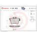 Brembo Bremsbelagsatz, Scheibenbremse PRIME LINE P 61 079 Brembo Bremsbelagsatz, Scheibenbremse PRIME LINE P 61 079