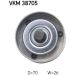 SKF Umlenk-/Führungsrolle, Keilrippenriemen VKM 38705