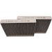MANN-FILTER CUK 2736-2 Innenraumfilter, Aktivkohlefilter