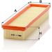 MANN-FILTER C 3459 Luftfilter MANN-FILTER C 3459 Luftfilter