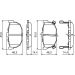 BOSCH Bremsbelagsatz, Scheibenbremse 0 986 424 418