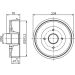 BOSCH Bremstrommel 0 986 477 290