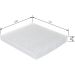 BOSCH 1 987 432 273 Innenraumfilter BOSCH 1 987 432 273 Innenraumfilter