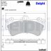 Delphi Bremsbelagsatz, Scheibenbremse LP2057 Delphi Bremsbelagsatz, Scheibenbremse LP2057