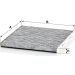 MANN-FILTER CUK 2336 Innenraumfilter, Aktivkohlefilter MANN-FILTER CUK 2336 Innenraumfilter, Aktivkohlefilter