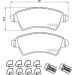 Hella Bremsbelagsatz, Scheibenbremse 8DB 355 009-871 Hella Bremsbelagsatz, Scheibenbremse 8DB 355 009-871