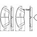 Bremsbelagsatz, Scheibenbremse 0 986 494 562 Bremsbelagsatz, Scheibenbremse 0 986 494 562