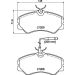 Bremsbelagsatz, Scheibenbremse 8DB 355 017-841 Bremsbelagsatz, Scheibenbremse 8DB 355 017-841