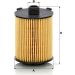 MANN-FILTER HU 8014 z Ölfilter mit Dichtung, Filtereinsatz