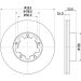 Hella Bremsscheibe PRO 8DD 355 115-221 Hella Bremsscheibe PRO 8DD 355 115-221