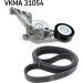 SKF Keilrippenriemensatz VKMA 31054