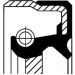 Corteco Wellendichtring, Differential 01033403B
