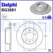 Delphi Bremsscheibe BG3681 Delphi Bremsscheibe BG3681