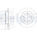 Delphi Bremsscheibe BG3862 Delphi Bremsscheibe BG3862