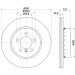 Hella Bremsscheibe Pro High Carbon 8DD 355 120-761