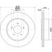 Hella Bremsscheibe PRO 8DD 355 115-481