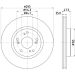 Bremsscheibe 8DD 355 119-571 Bremsscheibe 8DD 355 119-571