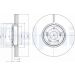 Delphi Bremsscheibe BG9687 Delphi Bremsscheibe BG9687