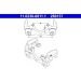 ATE Halter, Bremssattel 11.0230-0811.1