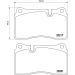 Brembo Bremsbelagsatz, Scheibenbremse PRIME LINE P 02 002 Brembo Bremsbelagsatz, Scheibenbremse PRIME LINE P 02 002