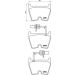 Brembo Bremsbelagsatz, Scheibenbremse PRIME LINE P 85 078