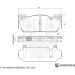 Blue Print Bremsbelagsatz, Scheibenbremse ADBP420033 Blue Print Bremsbelagsatz, Scheibenbremse ADBP420033