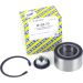 SNR R152.73 Radlagersatz mit Gummilager, mit integriertem magnetischen Sensorring, 82 mm