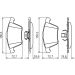 BOSCH Bremsbelagsatz, Scheibenbremse 0 986 494 492