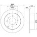 Hella Bremsscheibe 8DD 355 110-941