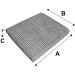 Filter, Innenraumluft 698739 Filter, Innenraumluft 698739