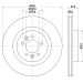 Bremsscheibe 8DD 355 125-251 Bremsscheibe 8DD 355 125-251
