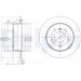 Delphi Bremsscheibe BG3710 Delphi Bremsscheibe BG3710