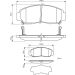 BOSCH Bremsbelagsatz, Scheibenbremse 0 986 424 722 BOSCH Bremsbelagsatz, Scheibenbremse 0 986 424 722